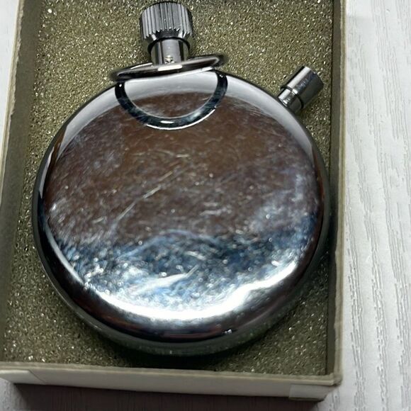 Vtg BEAUWYN 7 Jewel 1/10 Swiss Pocket Timer Mechanical Stopwatch Box Switzerland - Picture 3 of 8